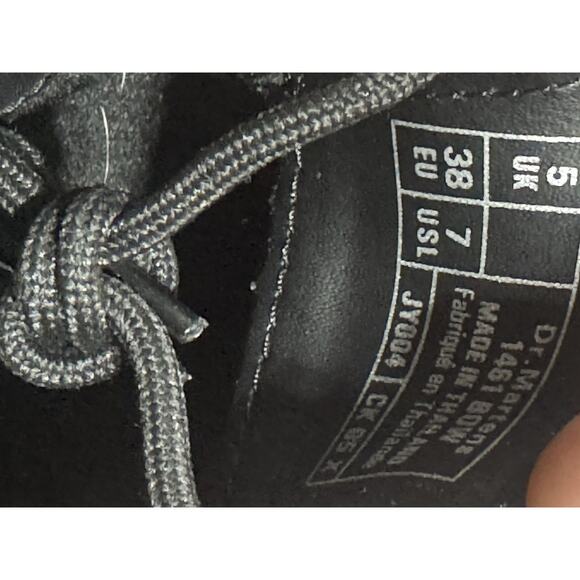 Doc Martens 1461 Black Oxford, With Bows, New without box womens size 7 - Picture 5 of 5